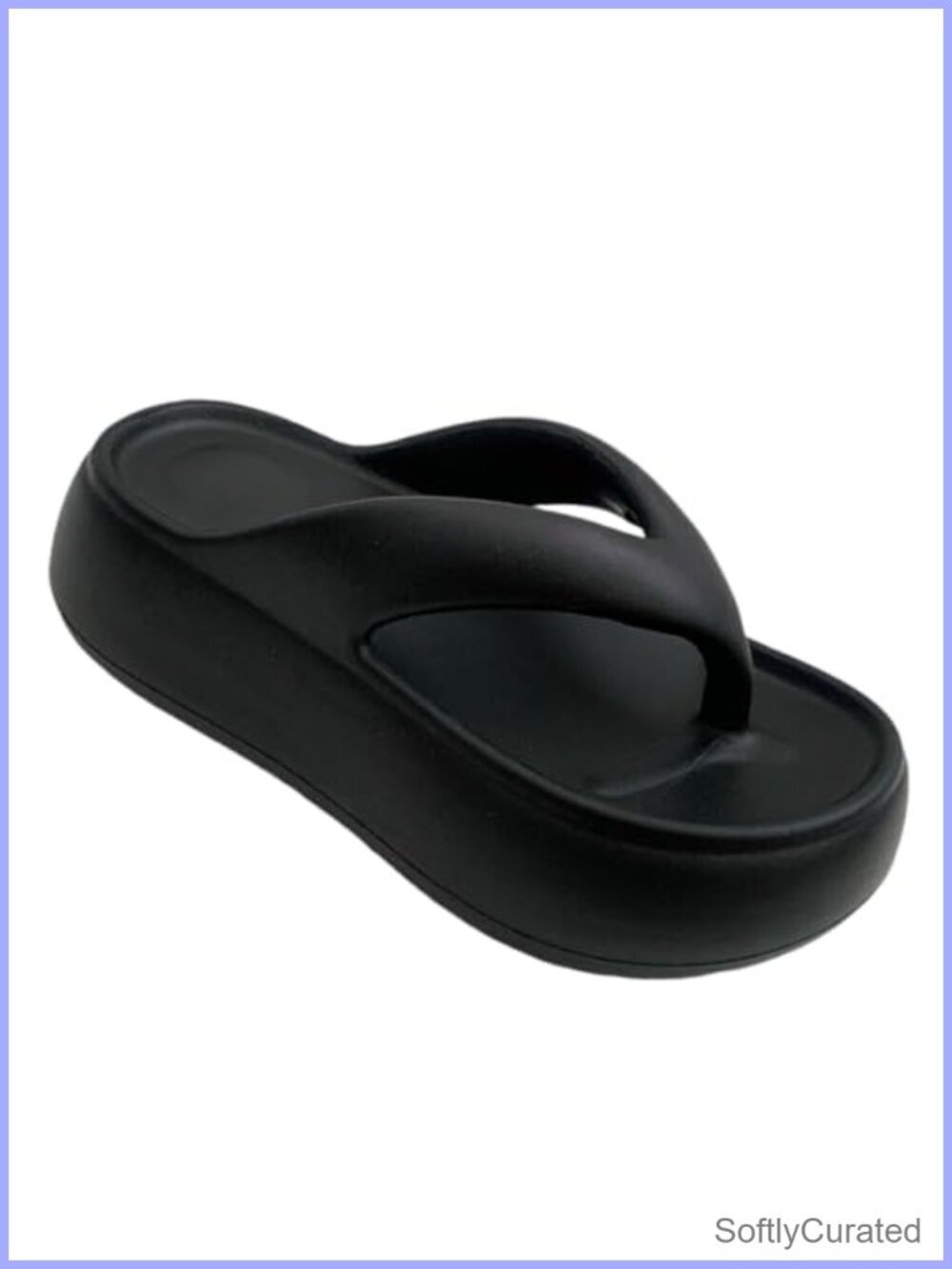 6cm Platform EVA Flip Flops Thong Sandals Lightweight Beach